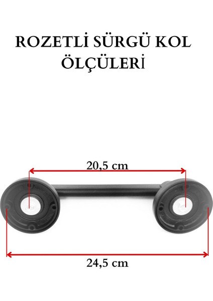 Mat Siyah Çekme Kol, 20.5 Cm, Sürgülü Kapı Kolu modelleri
