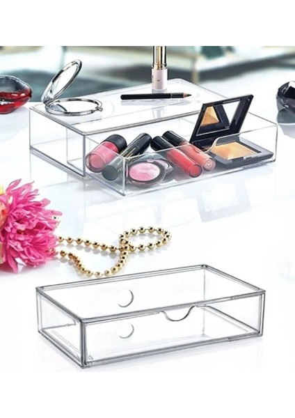 Büyük Çekmece İçin Çok Fonksiyonlu Takı ve Makyaj Düzenleyici, Beyaz modelleri