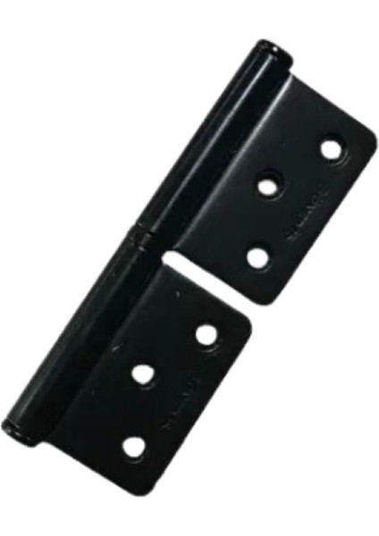 12 cm Siyah Çelik Yönsüz Cırtlı Kapı Menteşesi