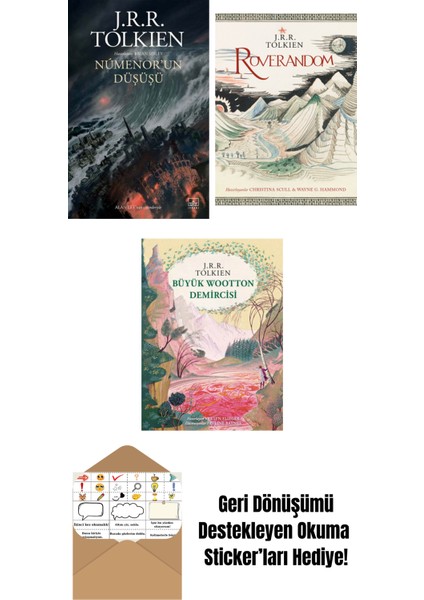 Númenor’un Düşüşü + Roverandom (Özel Ciltli Baskı) + Büyük Wootton Demircisi (Özel Ciltli Baskı)