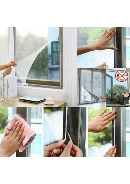 Çift Kanat Cam Pencere ve Kapı Sineklik, Uyumlu ve Koruyucu Tasarım modelleri