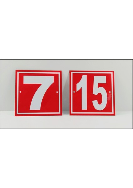 19 Numara Kapı Numarası 10X10 Cm, Dayanıklı ve Şık Tasarım, Kolay Montaj fiyatları