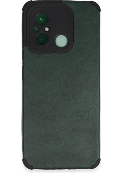 Newface Xiaomi Redmi 12C Kılıf Loop Deri Silikon - Yeşil