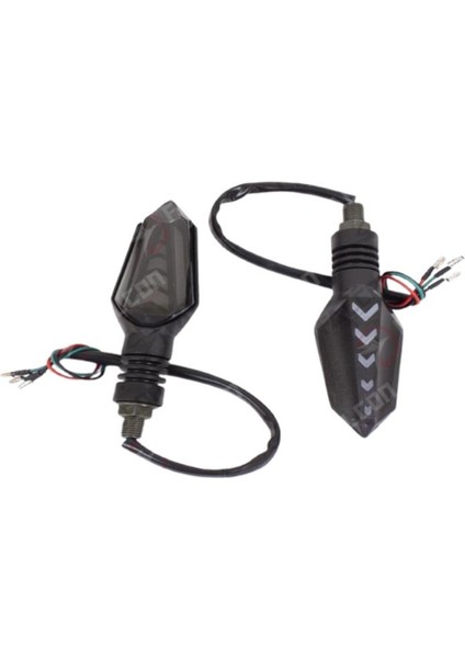 LED Sinyal Ok Desen (Sarı) Kayar Ledli