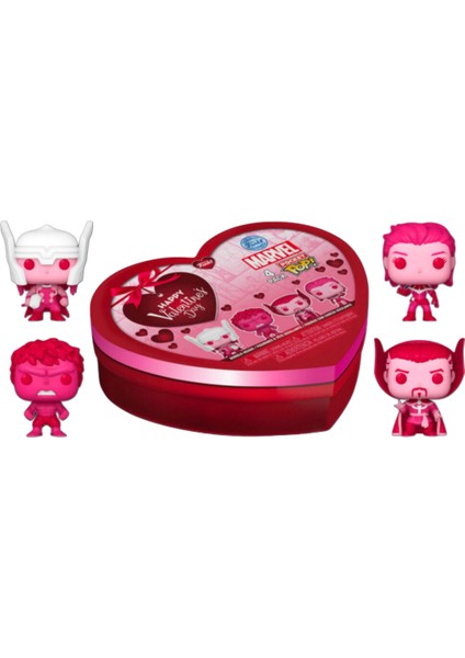 The Avengers - Valentine’s Day Heart-Shaped 4lü Mini Pop