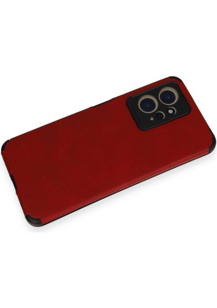 Newface Xiaomi Redmi Note 12 4g Kılıf Loop Deri Silikon - Kırmızı modelleri