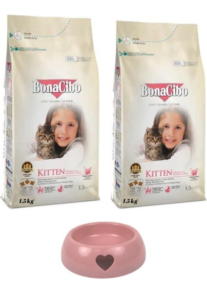 Yavru Kedi Mamaları 1,5 kg ve Mama Kabı Hediye