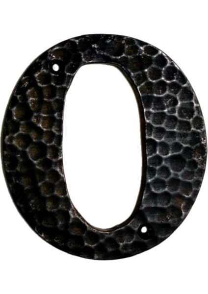 Antik Oksit Kapı Numarası, Pirinç, 0, D-70-0, Şık ve Dayanıklı Tasarım