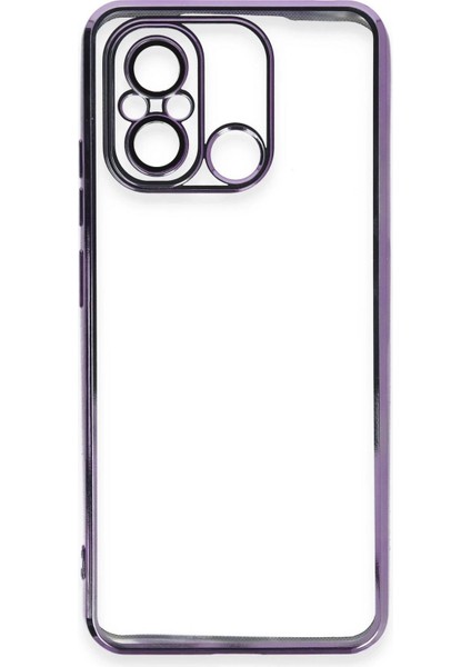 Newface Xiaomi Redmi 12C Kılıf Razer Lensli Silikon - Mor fiyatları