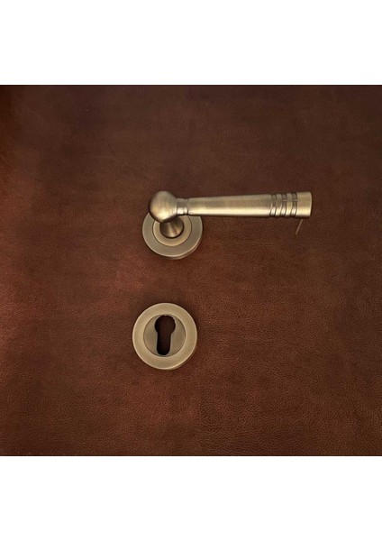 Yüksek Kaliteli Osmanlı Tarzı Sarı Yuvarlak Kapı Kolu, Sağ Yönlü, Antik Görünüm fiyatları