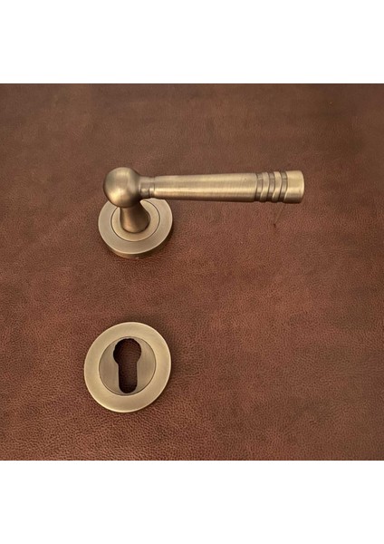 Yüksek Kaliteli Osmanlı Tarzı Sarı Yuvarlak Kapı Kolu, Sağ Yönlü, Antik Görünüm fırsatları