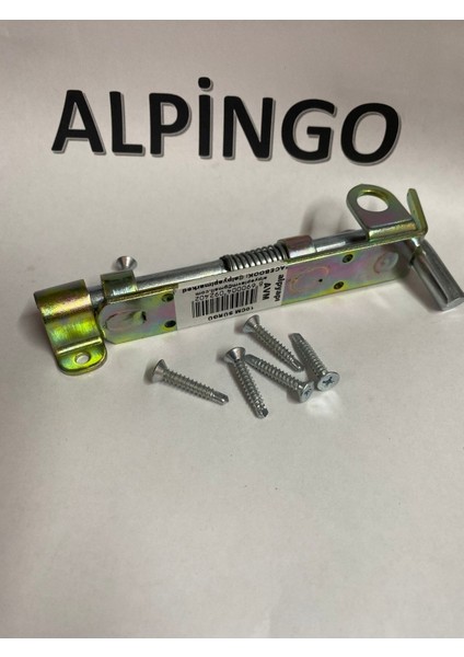 Yaylı Mavzer Sürgü 10CM, Dayanıklı ve Şık Tasarım ile Kullanım Kolaylığı Sağlar