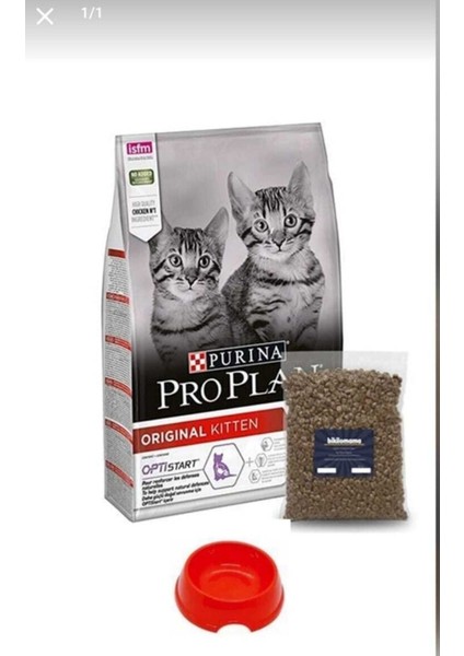 Tavuklu Yavru Kedi Maması 1kg ve Mama Kabı Seti, Sağlıklı ve Lezzetli Seçenek