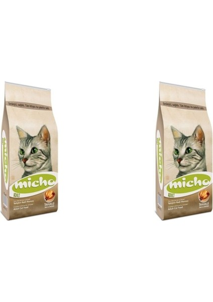 Yetişkin Kedi Maması, Tavuklı, Kapalı Ambalaj, 2 Paket, 3 kg x 2, Toplam 6 kg