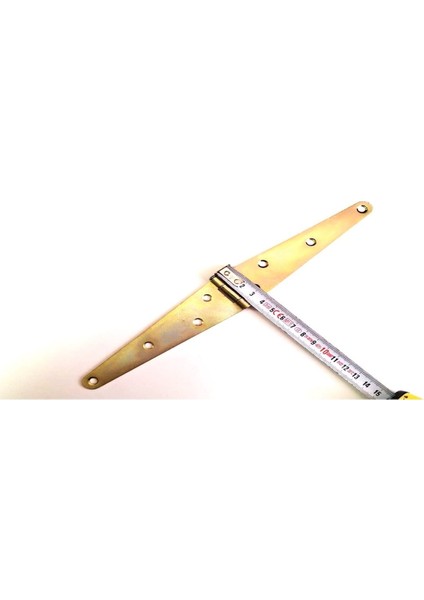 Sarı Renkli Metal Kapı Menteşesi, Çift Kuyruklu, 13,3cm, 2'li Paket indirimleri