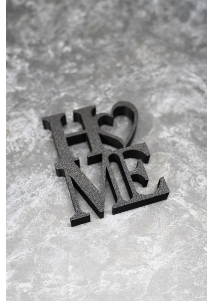 Şık Siyah Kalp Dekoratif Obje, 16 Cm, Modern ve Zarif Ev Dekoru modelleri