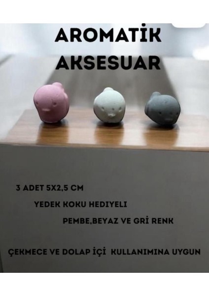 Beyaz Aromatik Aksesuar, Şık ve Ferah Tasarım, Evinizde Hoş Koku Sağlayan Ürün