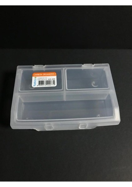 3 Bölmeli Mini Organizer, ve Vida Kutusu, Pratik Saklama Çözümü
