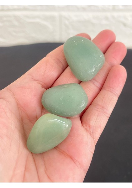 Yeşil Aventurin Şans ve Pozitiflik Taşı Doğaltaş, Enerji ve Huzur Kaynağı modelleri