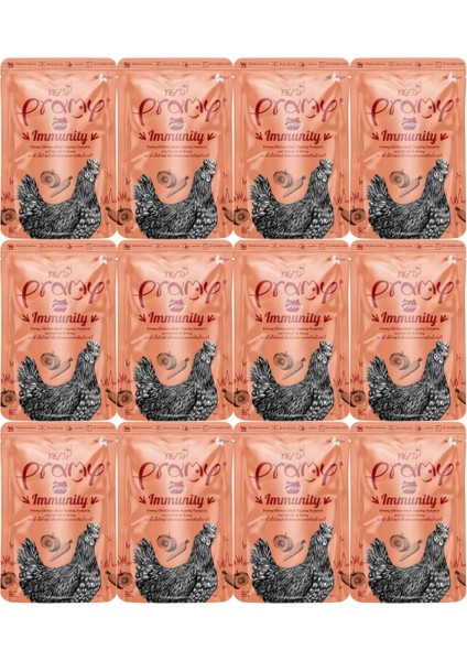 Tavuk, Bal Kabak ve Havuçlu Yetişkin Kedi Yaş Maması, 70GR, 12 Adet