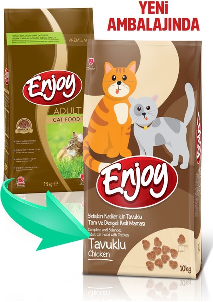 Tavuklu 10 kg Yetişkin Kedi Maması, Kapalı Paket, Sağlıklı ve Lezzetli Seçenek fiyatları