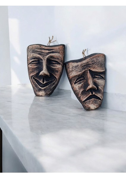 Mitolojik ve Sanatsal Seramik Maskeler, Duvar Dekorları, Antik Tarz Ürünler