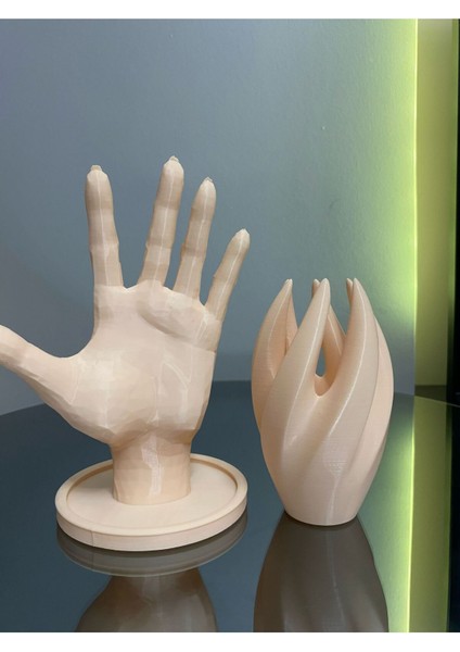 Bej 4'lü Takı ve Makyaj Organizer Seti, Şık ve Fonksiyonel Dekoratif Manken Standı fiyatları