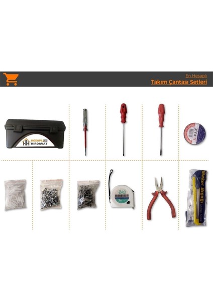 Çok Parçalı Eko Takım Sandık Seti, 11 Çeşitli, 208 Parça, Pratik ve Şık Tasarım fiyatları