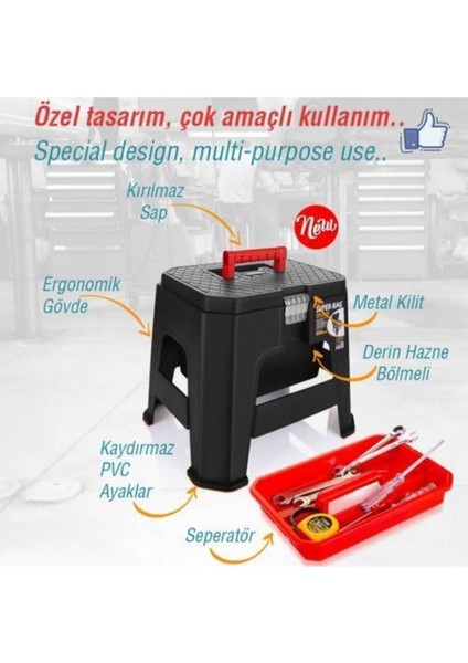 Pratik ve Şık Metal Klipsli Balıkçı Kamp Takımı Çantası, Taşıması Kolay ve Dayanıklı fırsatları
