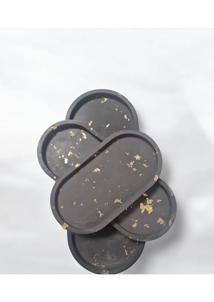 3'lü Oval Tepsi Seti, Şık ve Kullanışlı Siyah Tasarım fiyatları