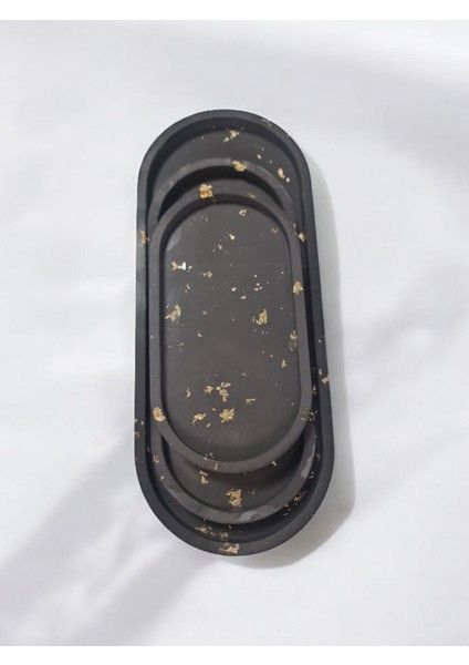 3'lü Oval Tepsi Seti, Şık ve Kullanışlı Siyah Tasarım modelleri