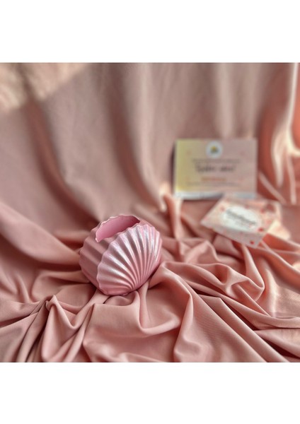 Pembe İnci Tozlu Organizer, Kalemlik ve Makyaj Fırça Düzeni İçin Şık Tasarım