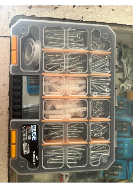 14 Parça Slim Organizer, Vida Gfb, Akıllı ve Sıkma Uç Detaylı, Kaliteli Set modelleri