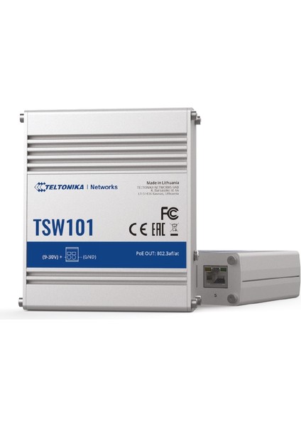 Otomotiv Sektörü Için Yönetilemeyen Poe+ Switch (Automotive Unmanageable Poe+ Switch)<br> 5 x 10/100/1000T<BR> PORT 1-4 Poe+ (60 Watt Poe Bütçesi)<br> otomotiv Ortamında Kullanım Için 9-30 Vdc Güç Kaynağı ile Beslenebilir.<br> güç