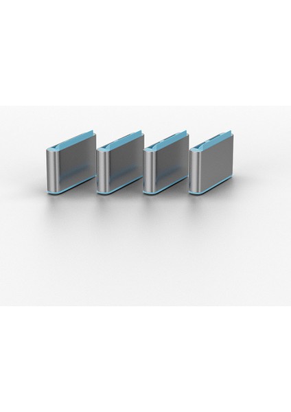 USB Tip C Port Bloke Kilidi (Anahtar Hariç) – 10’lu Paket, Mavi Renk<br> usb Tip C Bağlantı Noktalarını Yetkisiz Erişime Karşı Korur<br> usb Type C Port Blockers (Without Key) - Pack Of 10, Blue<br> protects USB Type C Ports From Unautho