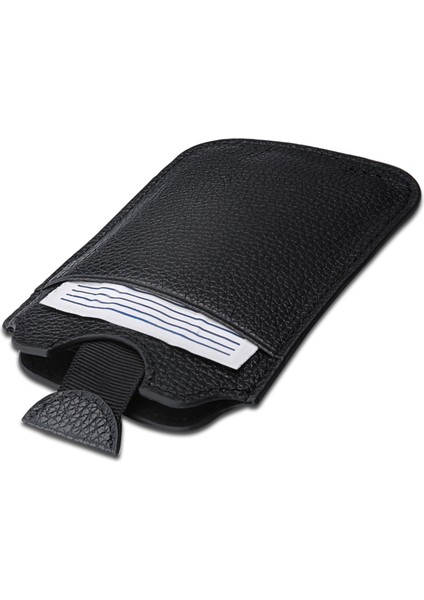 İphone 4 &Amp; Ipod Touch Için Deri Kılıf, Siyah Renk, 12,5 Cm X 7,9cm X 0,5cm