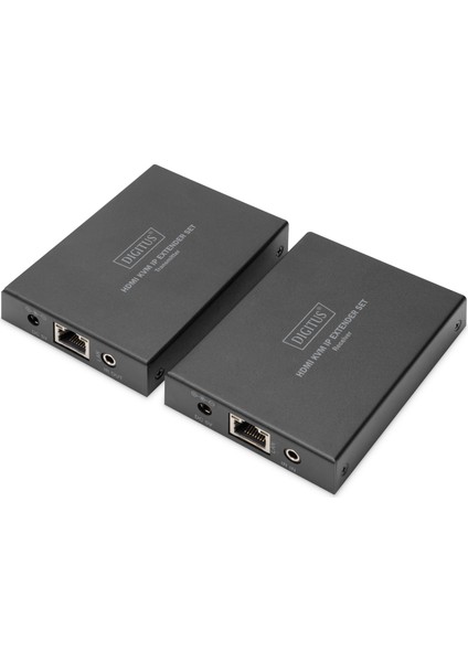 Digitus Ip HDMI Kvm (Keyboard/video Monitor/mouse) Sinyal Uzatma Cihazı, Alıcı (Receiver) ve Verici (Transmitter) Birim Dahil, 150 Metre, USB Konsol, Esd Korumalı, Maksimum Çözünürlük 1080P<BR> DIGITUS HDMI Kvm Extender Set Over Ip 150 M, Full Hd 10