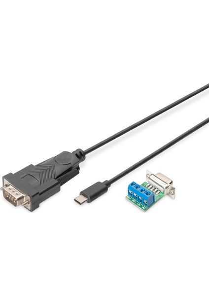 Dıgıtus Usb-C™ Serial Adapter, Usb-C™ - Rs485 (Usb Typ-C To Rs485 Converter Cabel 1m Cable Length, Ftdı Chipset )