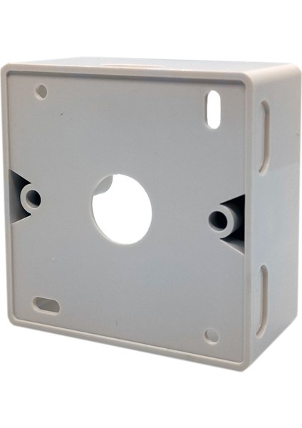 Beek Keystone Jack (RJ11&AMP;RJ45) Takmak Için Fransız Tipi Sıva Üstü Kutu, 80 x 80 Mm, Beyaz Renk beek French Back Box For Faceplate 80*80MM, Color, White