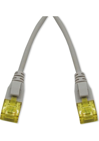 Beek Cat.6a Ince Tip Patch Kablo, U/Utp, 0.25 Metre, Awg 28, Gri Renk, Lszh Beek Cat.6a Slim Patch Cable, U/Utp, 0.25 Meter, Awg 28, Gray Color, Lszh