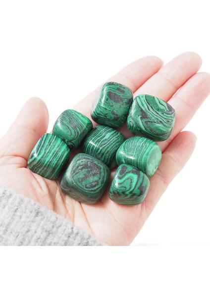 Yeşil Doğaltaş Malakit Kütle, 1-2 Cm, 1 Adet, Doğal ve Şık Takı Malzemesi