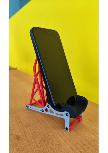 Yarış Koltuğu ile Telefon Tutucu, Sarı Renkli Güçlü ve Şık Tasarım