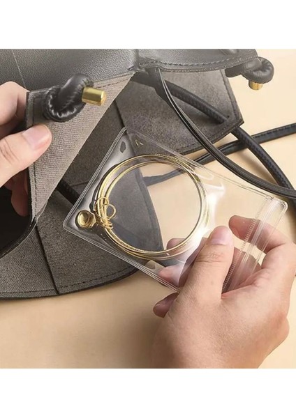 10'lu Şeffaf Takı Saklama Seti, Yüzük, Kolye, Küpe ve Piercing Için Mükemmel Organizer fırsatları