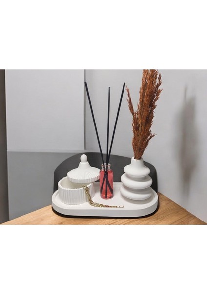 Şık Vazo, Takı Kutusu, Dekoratif Set ve Bambu Oda Kokusu Seti fiyatları