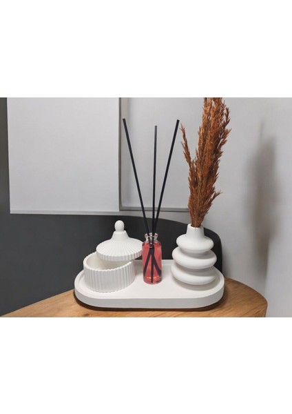 Şık Vazo, Takı Kutusu, Dekoratif Set ve Bambu Oda Kokusu Seti modelleri