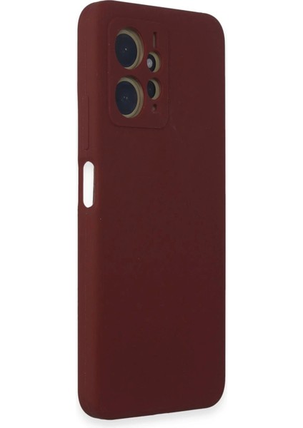 Newface Xiaomi Redmi Note 12 4g Kılıf Nano Içi Kadife Silikon - Bordo fiyatları