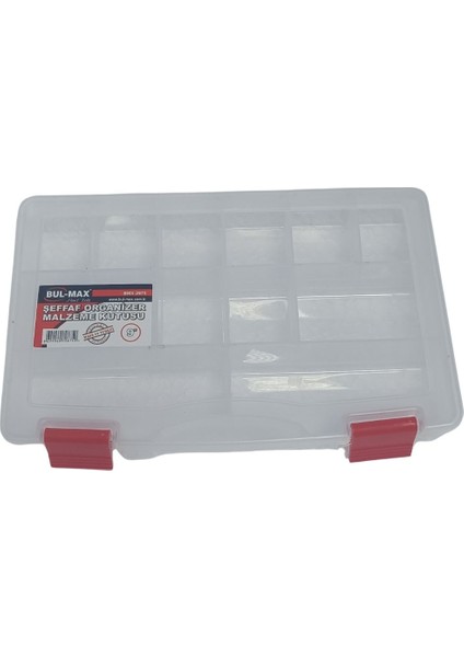 2'li Şeffaf Organizer Seti, 12 Bölmeli Çok Amaçlı Malzeme Çantası fiyatları