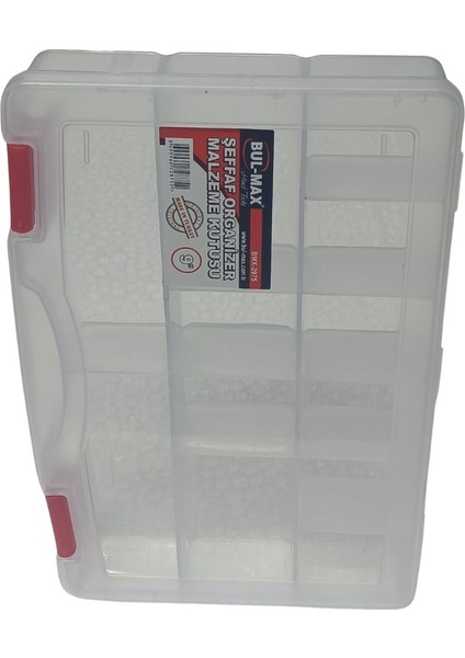 2'li Şeffaf Organizer Seti, 12 Bölmeli Çok Amaçlı Malzeme Çantası indirimleri