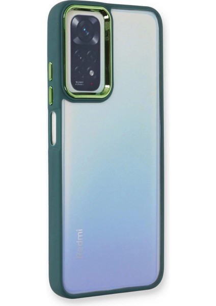 Newface Xiaomi Redmi Note 11 Pro Kılıf Dora Kapak - Haki Yeşil