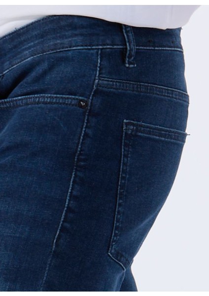Lacivert Erkek Normal Bel Slim Fit Denim Pantolon Delaware indirimleri